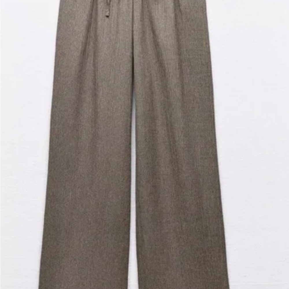 Zara women’s drawstring, beach pants